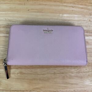 Kate Spade Zip Around Wallet Light Pink